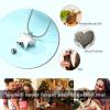 Minicremation Cremation Jewelry Star Urn Necklaces for Ashes for Women Men Stainless Steel Star Shape Funeral Memorial Ash DIY Personalized Engraved Urn Necklaces Jewelry view 4