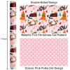 MAYPLUSS Cat Christmas Wrapping Paper, Pink Animal Wrapping Paper, Fun Winter Kitten Christmas Gift Wrap with Metallic Foil Shine for Girl Holiday, Lover (Mini Roll, 17 Inch X 33 Feet) view 3
