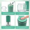 Contact Lens Cleaner Machine for Soft Lenses & Color Contacts | 3 Minutes Deep Protein Removal | Portable Automatic Vibration Eyewear Cleaner | Travel-Friendly Electric Case, Green Color view 3