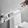 Bathroom Grab Rail Toilet Grab Bar Safety Folding Armrest Safety Rail Support Rail, Standard Rail Aid for Elderly, Handicapped, Disabled Handrail view 1