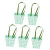 HOLIDYOYO 5pcs Portable Flower Bouquet Bags with Handle Random Color for Floral Arrangements Bouquet Packaging and Wrapping view 1