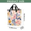Bokkoy Flowers and Plants Insulated Cooler Bag with Ice PackLarge Capacity Waterproof Thermal Lunch BagReusable Cooler Bags for Picnic, Travel view 3