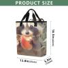 Bokkoy Raccoon Hold Fruit Insulated Cooler Bag with Ice PackLarge Capacity Waterproof Thermal Lunch BagReusable Cooler Bags for Picnic, Travel view 3