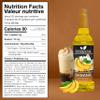 Banana Syrup by Syruvia 6-Pack, 25.4 fl oz, Wholesale Coffee Syrup Shops, Cafes, Baristas, Bistros, & Beverage Bars, Bulk Kosher & Gluten-Free view 3