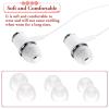 18 Pairs Silicone Ear Bud Replacement Ear Tips for in-Ear Headphones S/M/L Sizes Ear Bud Covers Ear Gels Soft Earphones Earbuds Ear Cushion Ear Bud Tips (Black&Clear) view 4