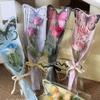10PCS Flower Packaging Bag DIY Single Flower Sleeve Rose Bouquet Bags Transparent Flower Packaging Wrapping Bag(Black) view 4