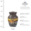 Dolphin Urn for Ashes for Women, Small Cremation Urns for Ashes, Funeral Urns for Adult Ashes Men, Mini Urn for Ashes Adult Male(Size - 3inch, 4 Pcs) view 2