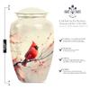 Cardinal Urns for Human Ashes Adult Man, Large Cremation Urn for Human Ashes Female, Companion Urns for 2 Adults, Mini Urn for Ashes(Size - 10inch 1Pcs, 3inch 2Pcs) view 2