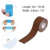 PATIKIL 16.4ft x 1.5 Inch Aerial Hoop Tape, Athletic Tape Adhesive Non-Slip Grip Tape Yoga Rig Sports Tape for Wrapping Exercises Gymnastics, Brown view 2