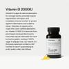 Momentous Vitamin D3 Supplement - 2,000 IU Capsules for Foundational Health Support - NSF Certified for Sport - Gluten-Free - 60 Servings view 2