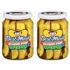 Best Maid Products - 24 Ounce Glass Jars Baby - Dill, Kosher, Hamburger Slices, Garlic Bites, Habanero Chips, & Xtreme Hot Pickles (2 Pack, Kosher Spears) view 1