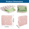 3Pcs Period Bag Sanitary Napkin Storage Bag, Portable Menstrual Cup Pouch Period Bags for Teen Girls, Tampons Holder, Pad Bag, Feminine Care for Purse with Zipper view 2