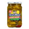 Best Maid Products - 24 Ounce Glass Jars Baby - Dill, Kosher, Hamburger Slices, Garlic Bites, Habanero Chips, & Xtreme Hot Pickles (2 Pack, Snappy Garlic Bites) view 3