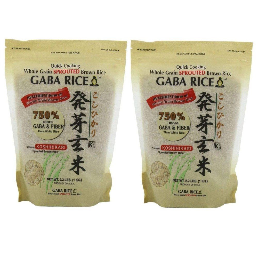 GABA - Sprouted Brown Rice 2.2LB 2 Packs in Sprout Talk's Package