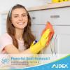 AIDEA Microfiber Cleaning Cloth-12PK, Soft Microfiber Towels for Cars, Absorbent Cleaning Rags, Lint-Free Streak-Free Wash Cloths for House, Kitchen, Window(12in.x12in), Orange view 4
