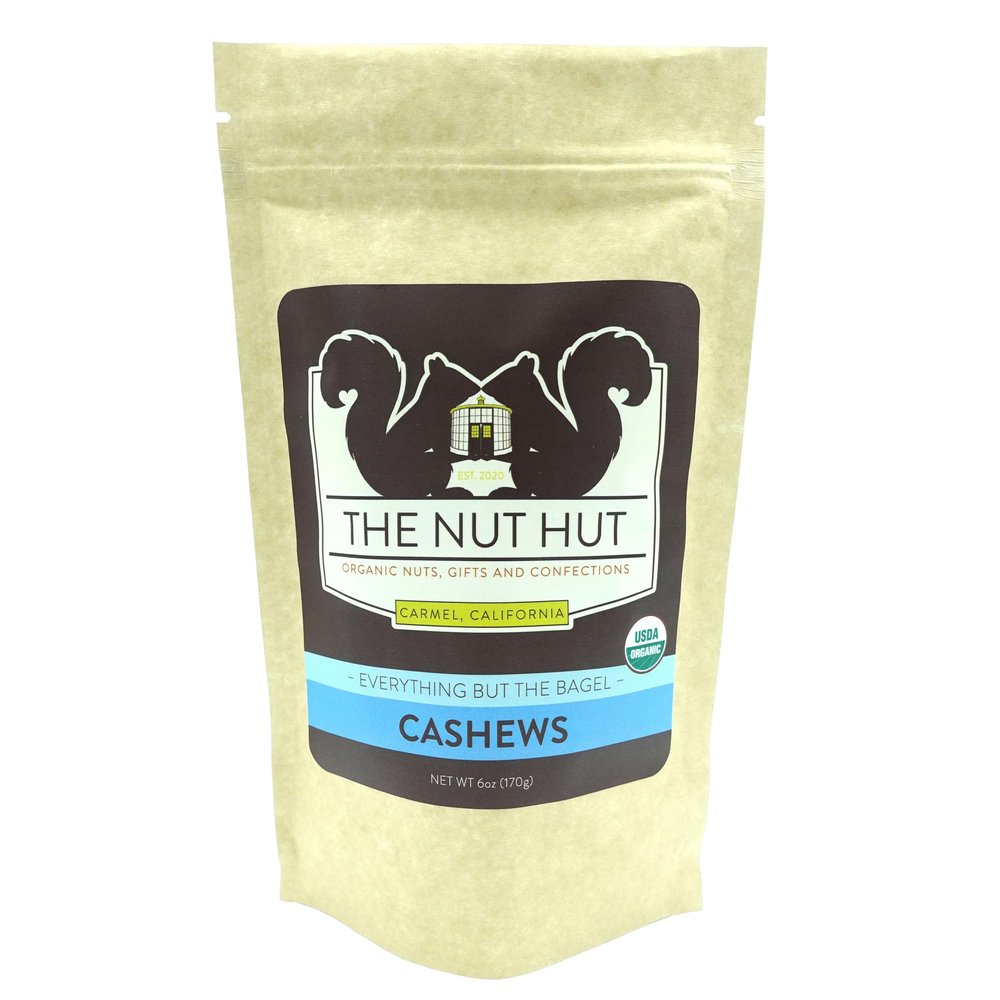 Organic Everything but the Bagel Cashews (6 oz Eco-Pouch) | USDA Certified Organic | Vegan & Gluten-Free