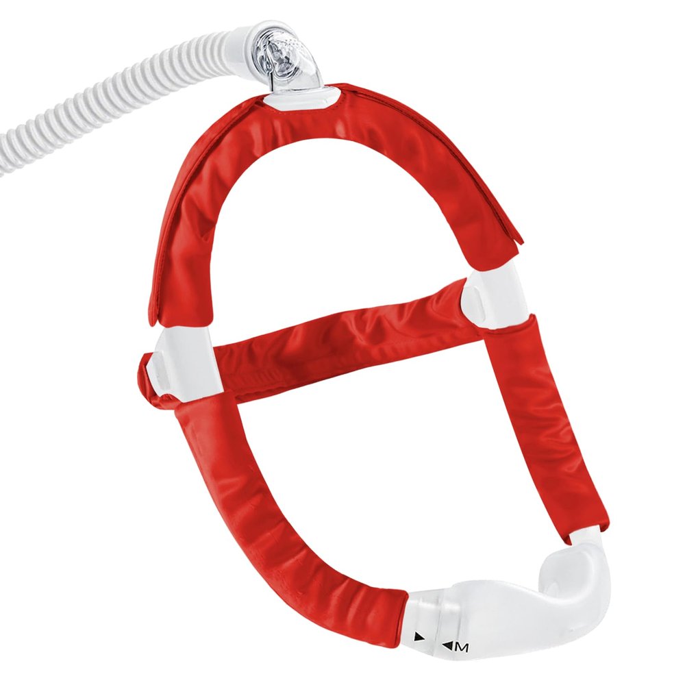 4 Pack Satin CPAP Strap Covers Soft, CPAP Hair Protector for Women, Comfort and Universal CPAP Mask Strap Covers fit CPAP Dreamwear Headgear Strap for Reducing Red MarksHair Pulling (Dark Orange)