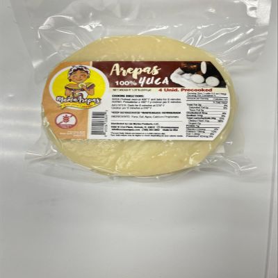 Mama Arepas Gluten-Free Arepas, Pre-Cooked, 4 Count (Cassava (Yuca)