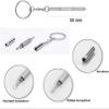 1 Pair Metal Glasses Replacement Legs Arm Replacement Eyeglass Repair Kit and Screwdriver 3mm (Black) view 4