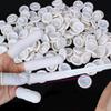 300pcs Disposable Latex Rubber Fingercots Non Slip Anti Static Prevent Milk White view 1