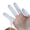 300pcs Disposable Latex Rubber Fingercots Non Slip Anti Static Prevent Milk White view 3