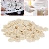 300pcs Disposable Latex Rubber Fingercots Non Slip Anti Static Prevent Milk White view 4