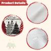 100 Red Christmas Paper Cups, 12 Oz Holiday Drink Cups with Snowman Design, Disposable Hot Beverage Cups for Parties view 3