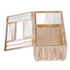 Gold Plated Multi Purpose Tissue Box, Fine Workmanship, Simple Fashion Design, Easy to Fill, Stable Frame Structure, Ideal for Tissue, Cosmetics and Jewelry Storage (Gold) view 4