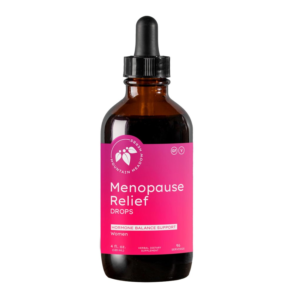 Mountain Meadow Herbs Menopause Relief Drops Herbal Supplement 4 oz