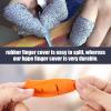 20 Pcs Cut Resistant Finger cots, Covers Protection for Finger Tips,Reusable Protection Cots for Kitchen,Work, Sculpture, Anti-Slip Cut Resistant Finger Cots view 4
