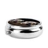 Little White Bulldog Pill Box 3 Compartment Round Portable Pill Case for Pocket or Purse Small Weekly Medicine Planner Travel Pillbox with Mirror Decorative Metal Vitamin Holder Gifts view 4