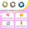 3 Packs Skin Picking Fidget Cuff Stretchy Loom Crochet Bracelet Anxiety Relief Therapy for Trichotillomania Nail Biters view 3