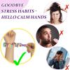 3 Packs Skin Picking Fidget Cuff Stretchy Loom Crochet Bracelet Anxiety Relief Therapy for Trichotillomania Nail Biters view 4