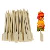 100 Pcs Bamboo Skewers, 3.5 Inch Flat Toothpicks for Appetizers Fruit Grilling Cocktail Sandwich view 1