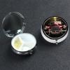 Classic Car Pill Box 3 Compartment Round Portable Pill Case for Pocket or Purse Small Weekly Medicine Planner Travel Pillbox with Mirror Decorative Metal Vitamin Holder Gifts view 1