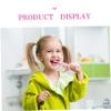 HOUDERCO 3pcs Cartoon Toothbrush Soft Bristles for Boys and Girls Ages Adorable Design Ergonomic Handle Oral Care Tool for Comfortable Teeth Cleaning view 2