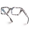 VISOONE Chunky Square Blue Light Blocking Glasses with Anti Computer Glare for Working Women Men MONTANA view 1