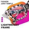 VISOONE Chunky Square Blue Light Blocking Glasses with Anti Computer Glare for Working Women Men MONTANA view 4