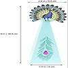 50pcs Peacock Candy Boxes, Peacock Triangle Shape Party Supplies Chocolate Boxes for Wedding, Kids Birthday Party Decorations (Peacock) view 2