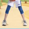 1 Pair Kids Knee Brace Elastic Breathable Knee Compression Sleeve Knee Support Pad for Basketball Volleyball Dance Tennis Running Cycling (Blue, Medium) view 2