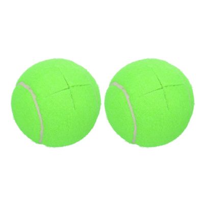 uxcell 2 Pcs Precut Walkers Tennis Balls, Universal Precut Glide Ball Walkers Accessories Glides for Furniture Legs and Floor Protection, Green