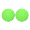 uxcell 2 Pcs Precut Walkers Tennis Balls, Universal Precut Glide Ball Walkers Accessories Glides for Furniture Legs and Floor Protection, Green view 1