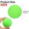 uxcell 2 Pcs Precut Walkers Tennis Balls, Universal Precut Glide Ball Walkers Accessories Glides for Furniture Legs and Floor Protection, Green view 2