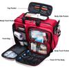 Large Capacity Waterproof Medical Trolley Bag, with Wheels - Durable First Aid Kit, for Emergency Responders - Paramedics Trauma Bag(Blue) view 2