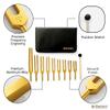 9-Piece Solfeggio Tuning Fork Set with Silicone Hammer & Carrying Bag DNA Repair & Sound Therapy Healing Tools for Balance & Wellness view 3