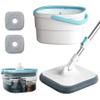 Mop and Bucket Set with Wringer, 360 Spin Mop and Bucket, 2 Microfiber Refills, Height Adjustable Handle, Kitchen Wet and Dry Use, Floor Cleaning System Spin and System view 1