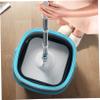 Mop and Bucket Set with Wringer, 360 Spin Mop and Bucket, 2 Microfiber Refills, Height Adjustable Handle, Kitchen Wet and Dry Use, Floor Cleaning System Spin and System view 4