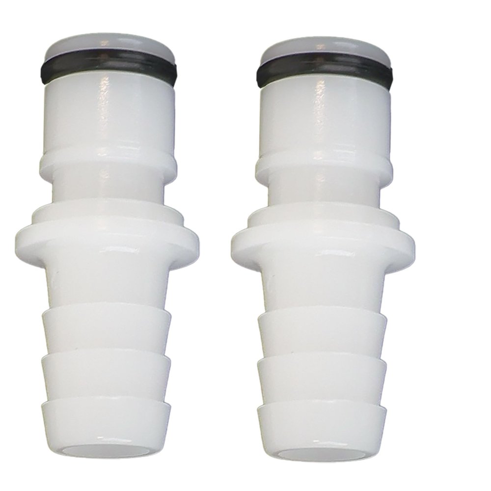 (2 Pack) 3/8" Air Hose Quick-Connect Male Connector Replacement Part for M-236 Beds Compatible with 3/8" ID Hoses Nordson Medical LinkTech