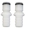 (2 Pack) 3/8" Air Hose Quick-Connect Male Connector Replacement Part for M-236 Beds Compatible with 3/8" ID Hoses Nordson Medical LinkTech view 1
