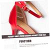 TOBBOMEY 9pcs Womens High Heel Inserts Heel Pads Slip Comfortable Breathable for Shoes view 3